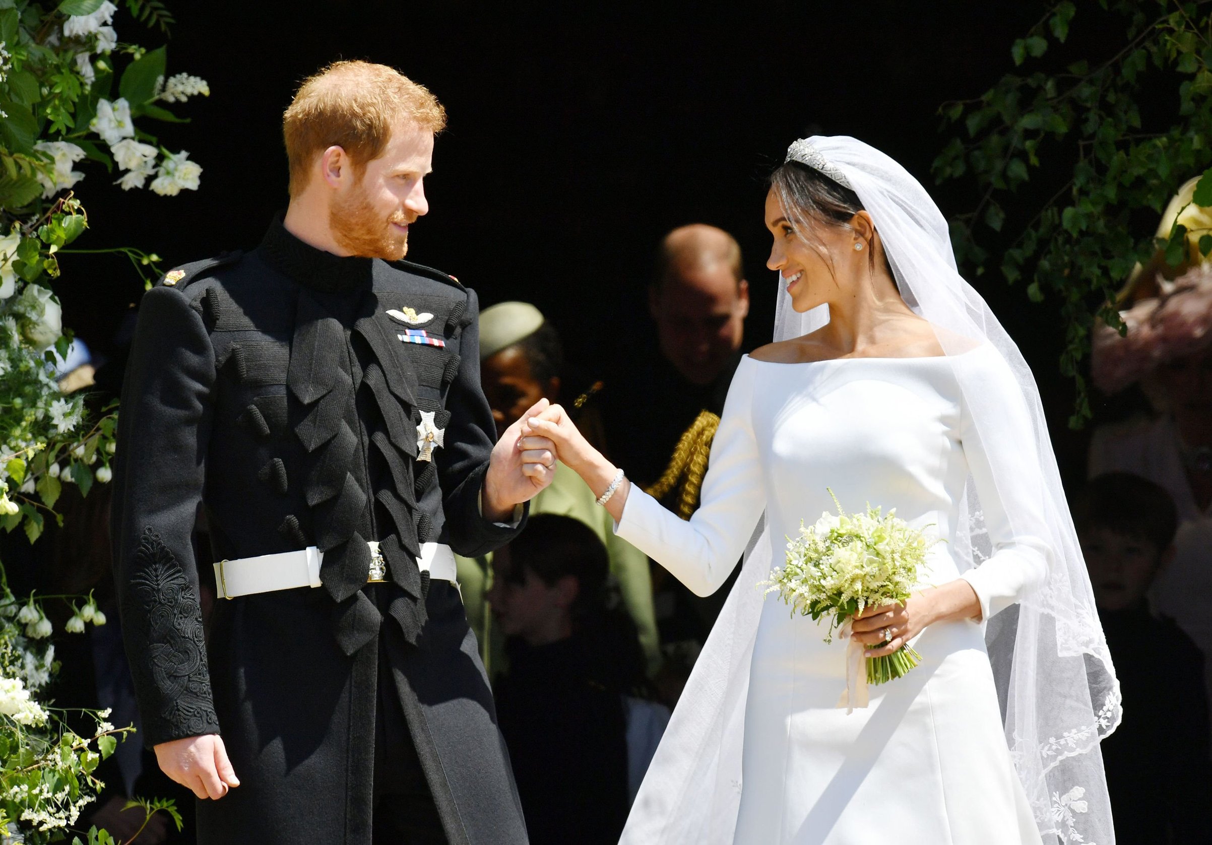 Tampilan Gaun Elegan di Royal Wedding Pangeran Harry dan Meghan Markle