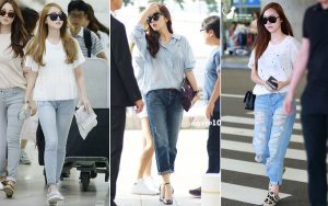 Korean Airport Fashion : Simple Style