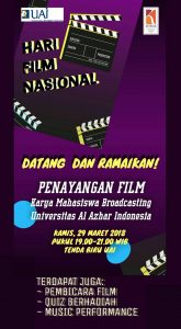 Memperingati Hari Film Nasional, KOMIK Gelar Nobar!