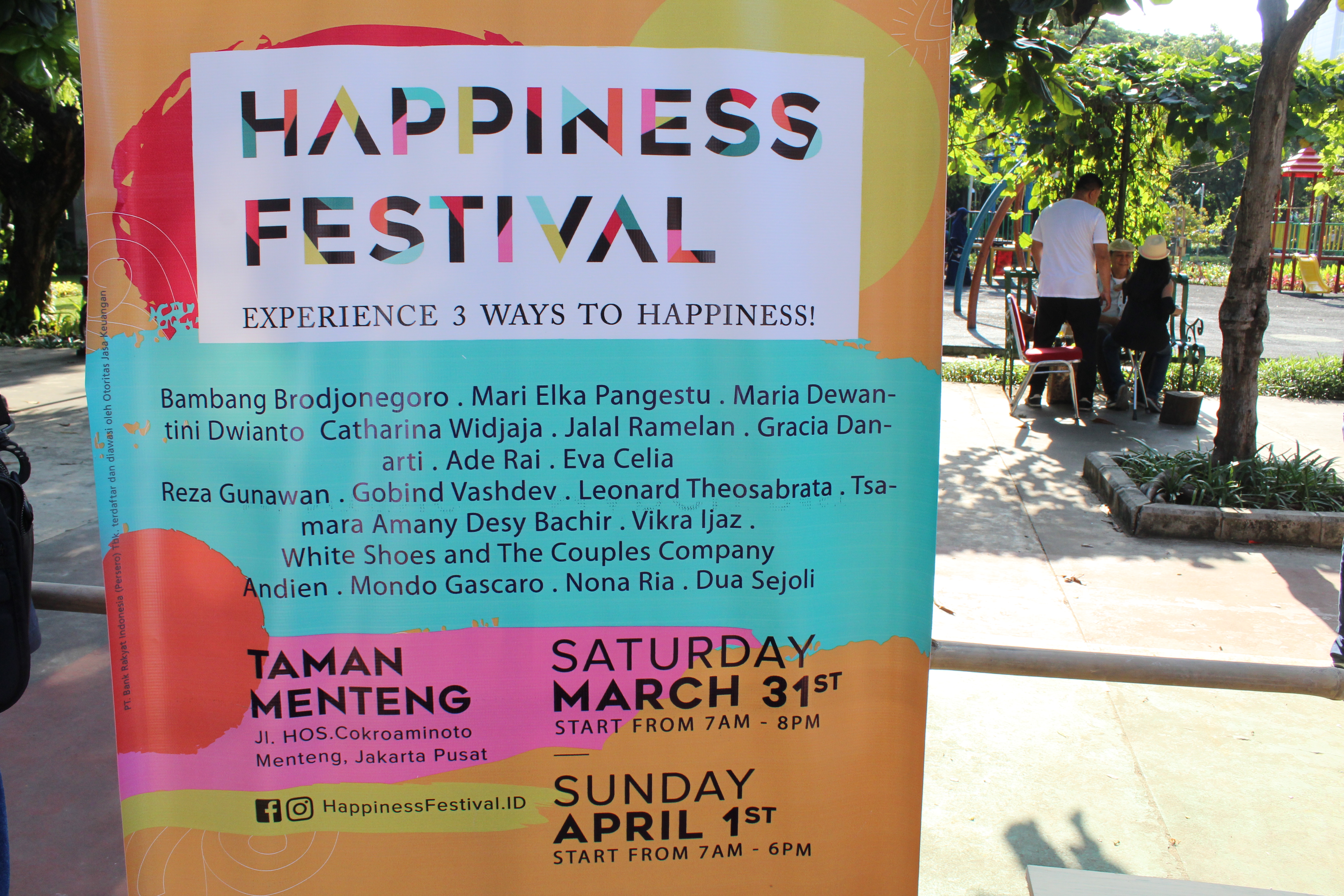 Keseruan Happiness Festival: Berikan 3 cara untuk Bahagia