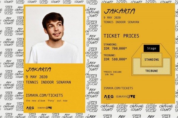Penjualan Tiket Konser Rex Orange County di Indonesia - deCODE