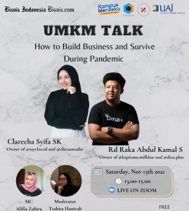 WEBINAR : Membangun Bisnis dan Bertahan di Tengah Pandemi
